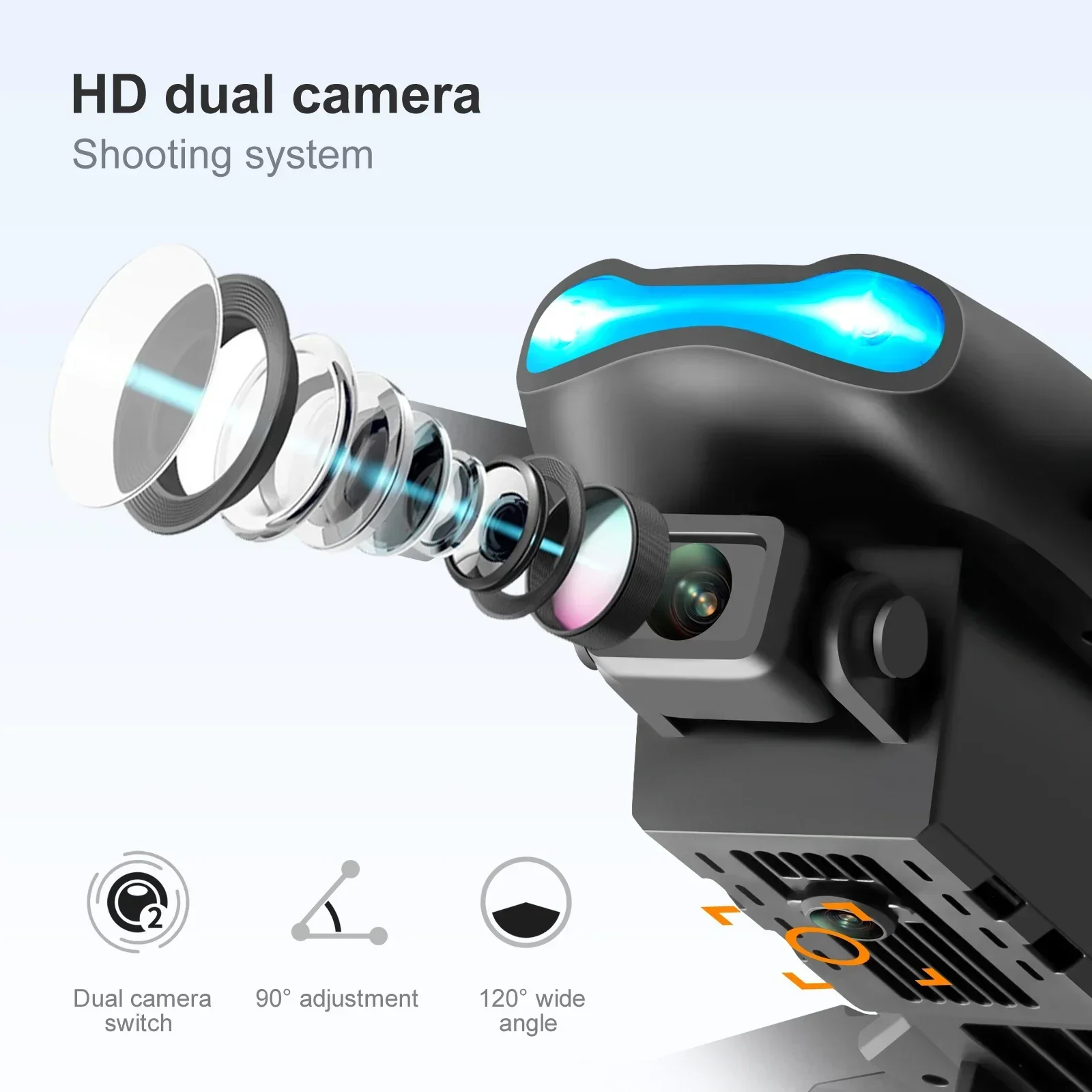 New E99 Pro HD 4K Drone Dual C - đánh giá và giá Drone Aerial Photography