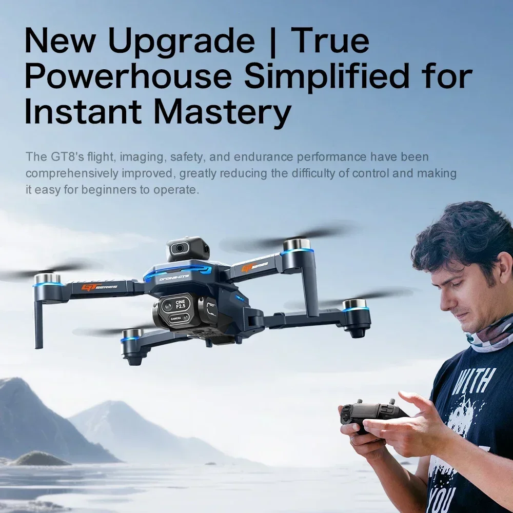 Drone 4K HD GT8 Camera Obstacl - đánh giá và giá Drone Multispectral