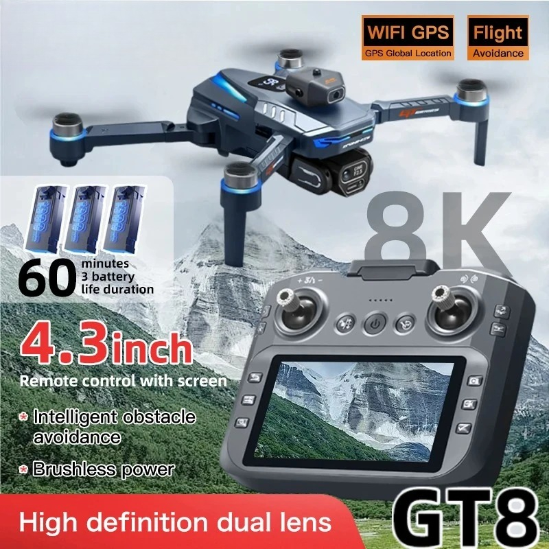 Original GT8 Drone 8K Professi - đánh giá và giá Drone Multispectral