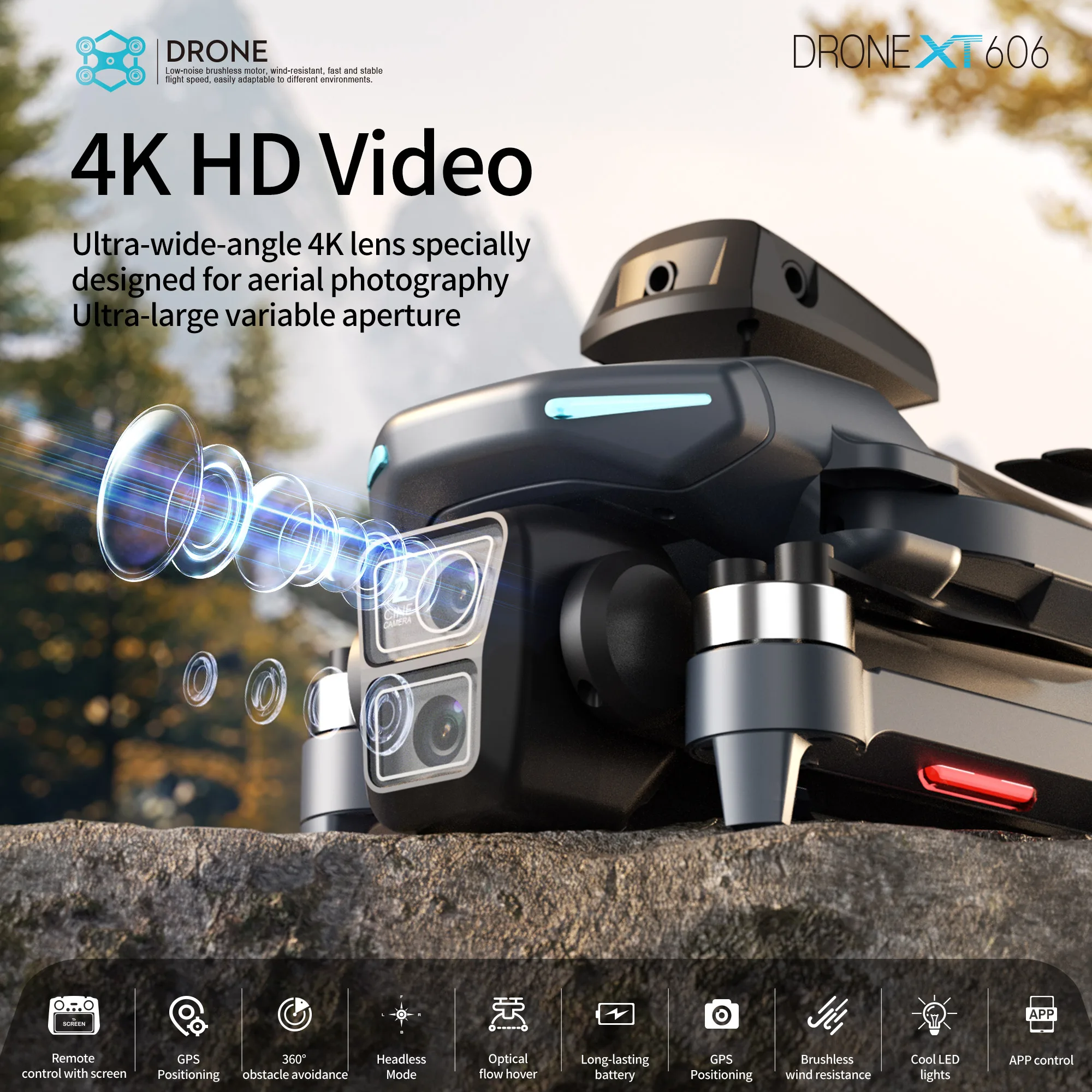 Original XT606 MAX GPS Drone 4 - đánh giá và giá Drone Multispectral