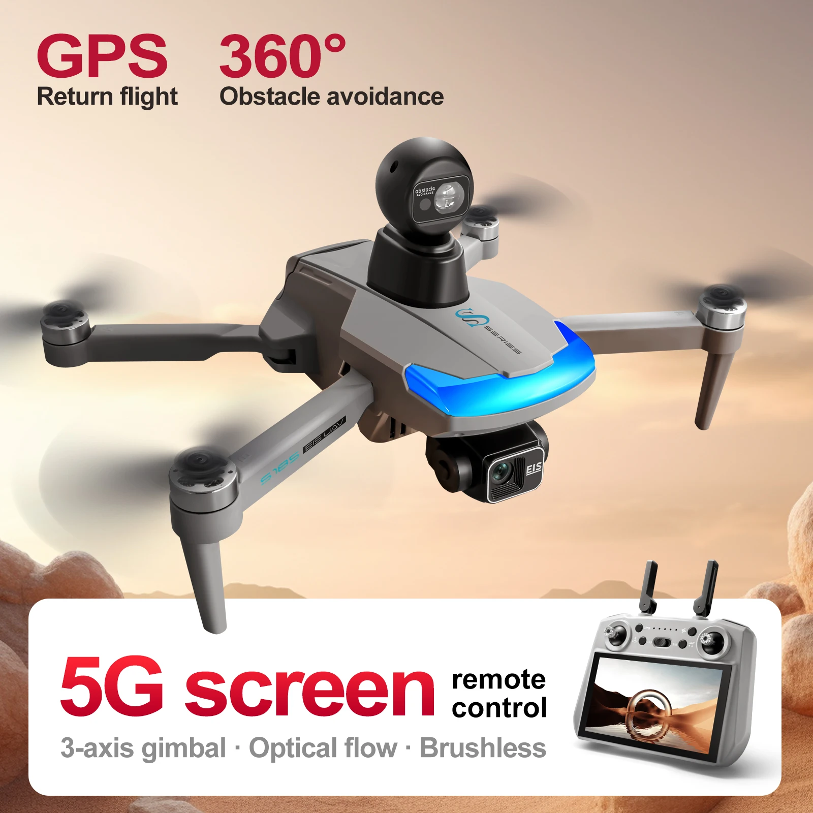 S185 Professional Drone 2.7K H - đánh giá và giá Drone Multispectral
