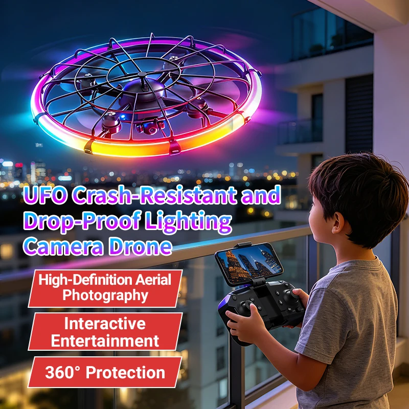 JJRC H145 UFO RC Drone with Du - đánh giá và giá Drone Lidar
