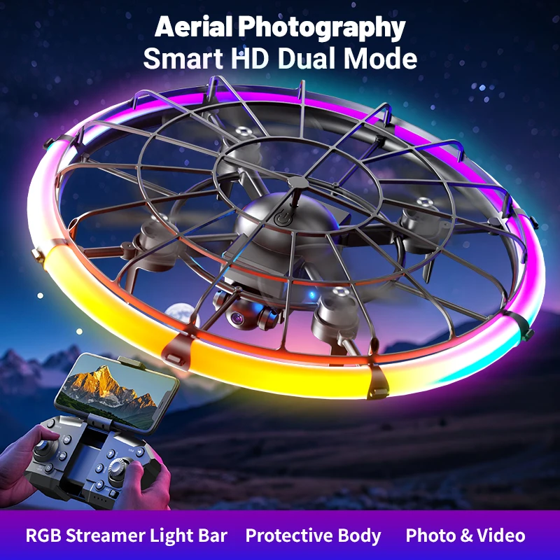 JJRC H145 UFO RC Drone with Du - đánh giá và giá Drone Lidar