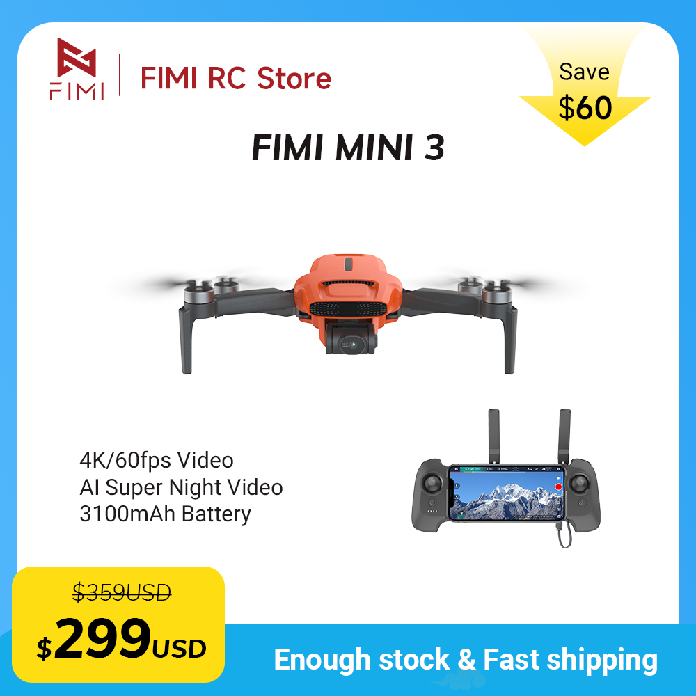 FIMI MINI 3 Camere Drone 4K 60 - đánh giá và giá Drone Video Production